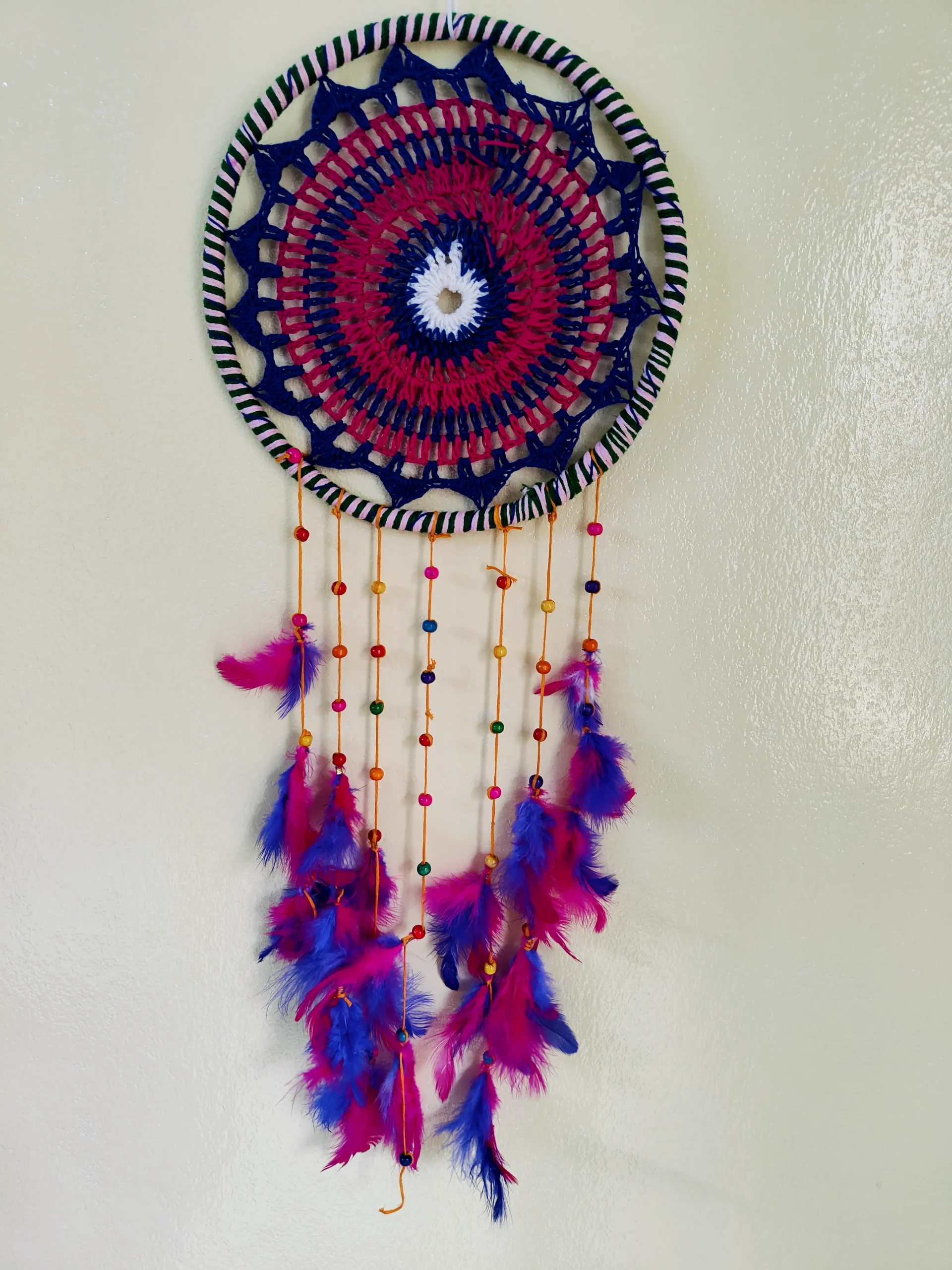 Premium Quality Purple Feather Dream Catchar - Image 2
