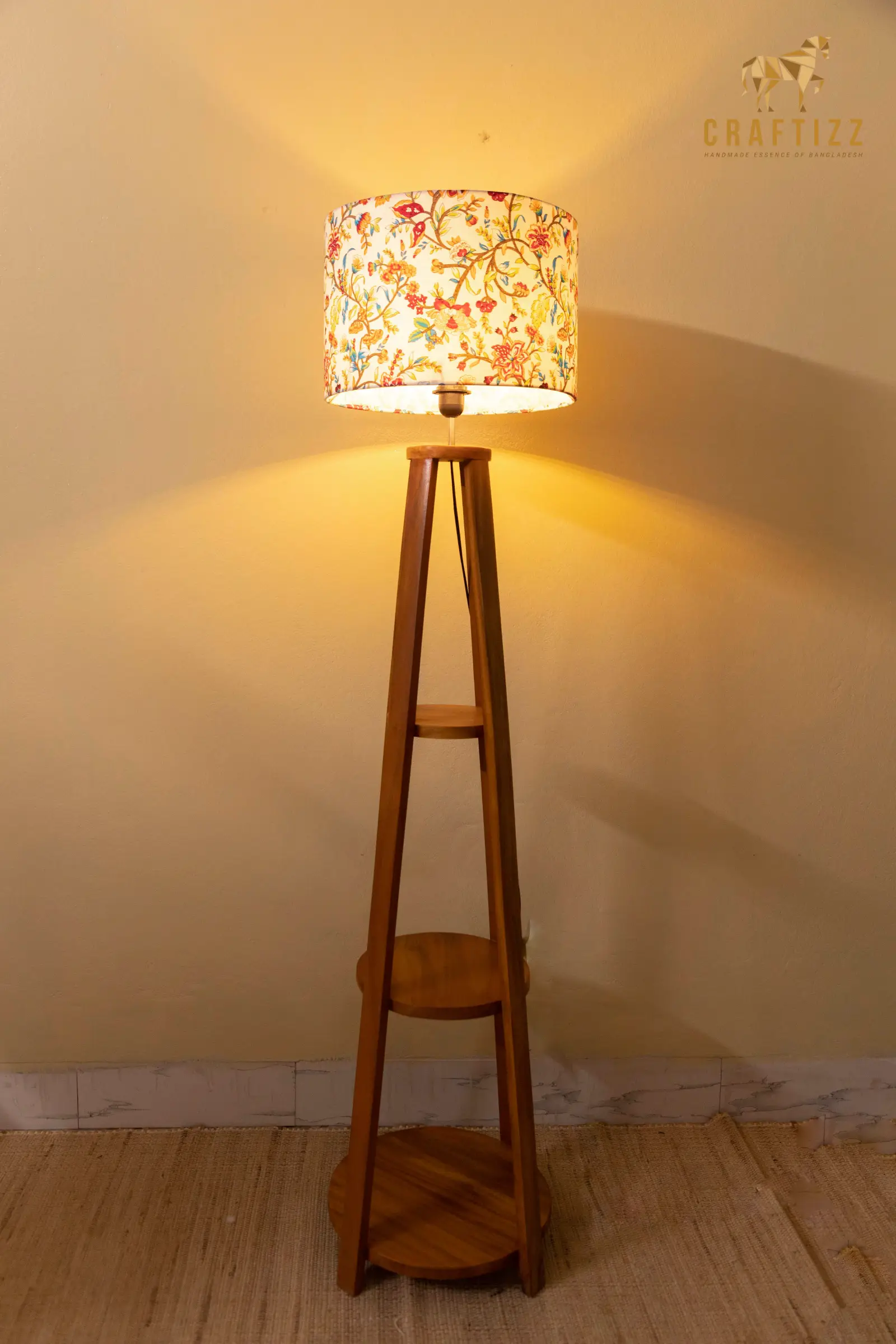 Decorative Tripod Floor / Corner Lamp
