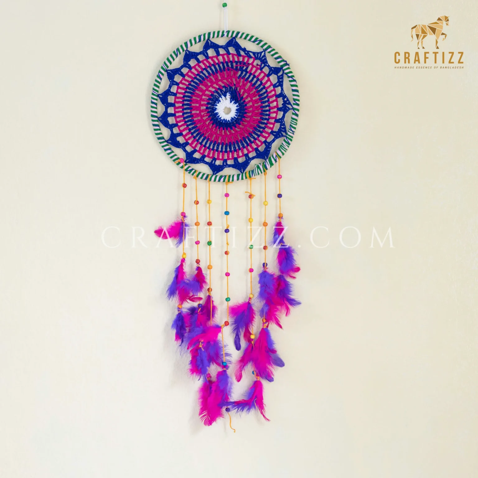 Premium Quality Purple Feather Dream Catchar