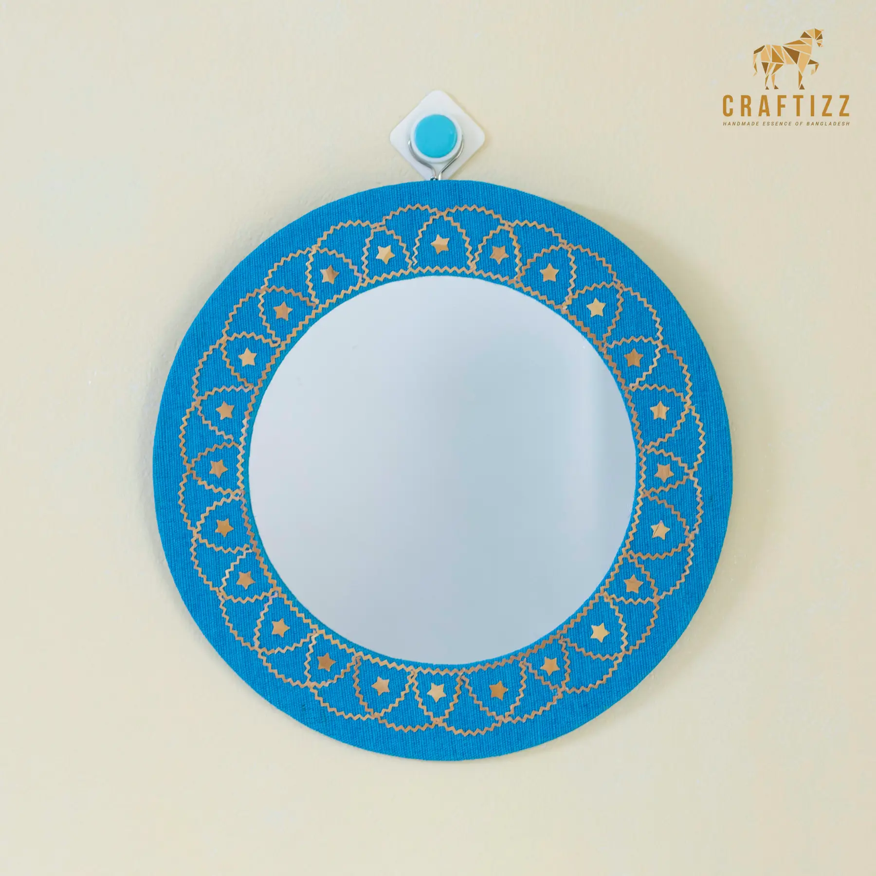 Elegance Wall Hanging Round Shape Mirror