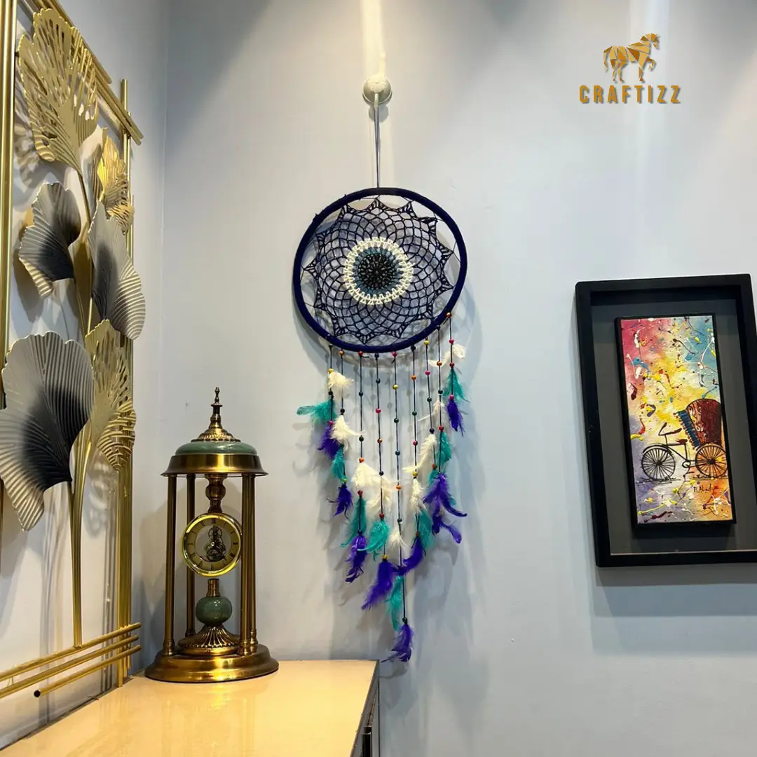 Premium Quality Navy Blue Dream Catcher
