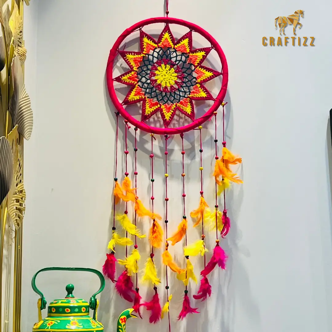 Premium Quality Red Dream Catcher (NEW)