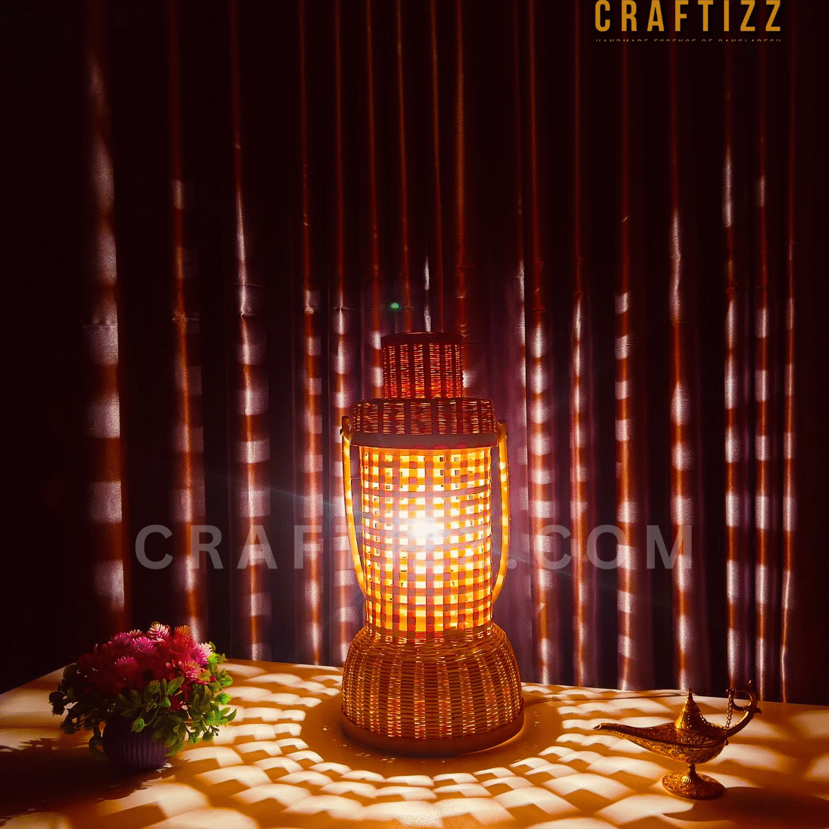 Bamboo Made Harican Lamp Decorative Handicraft Lantern
