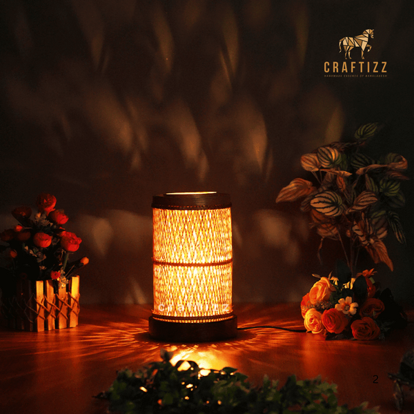Handmade Bamboo Table Lamp Shade