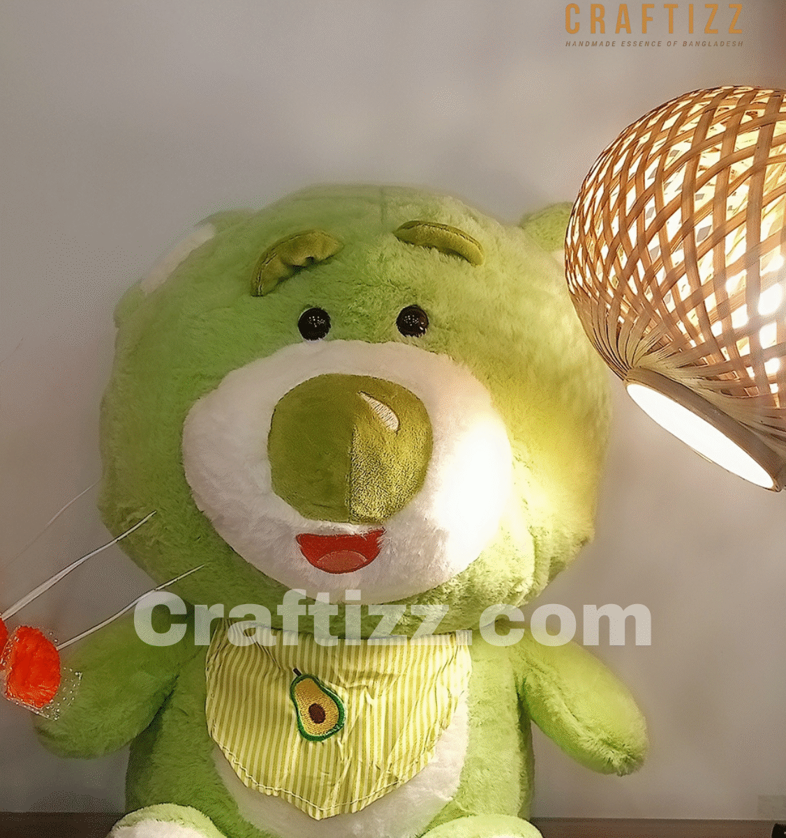 Craftizz Avocado Teddy Bear Plush Toy