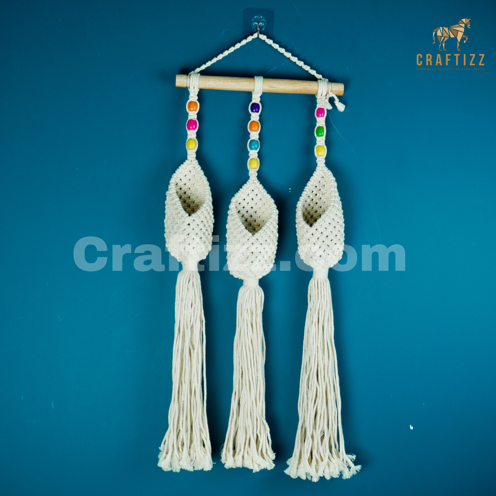 Woven Wall Hanging Flowerpot Holder