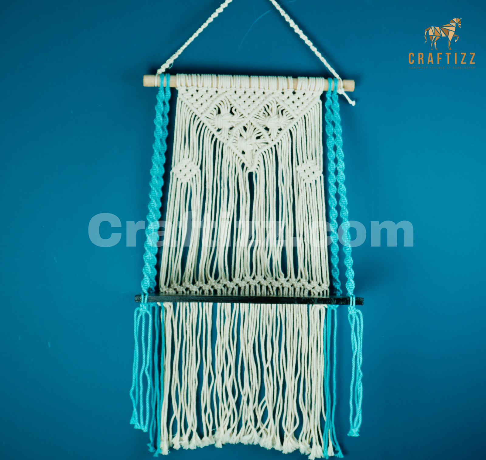 Macrame Wall Hanging Shelf