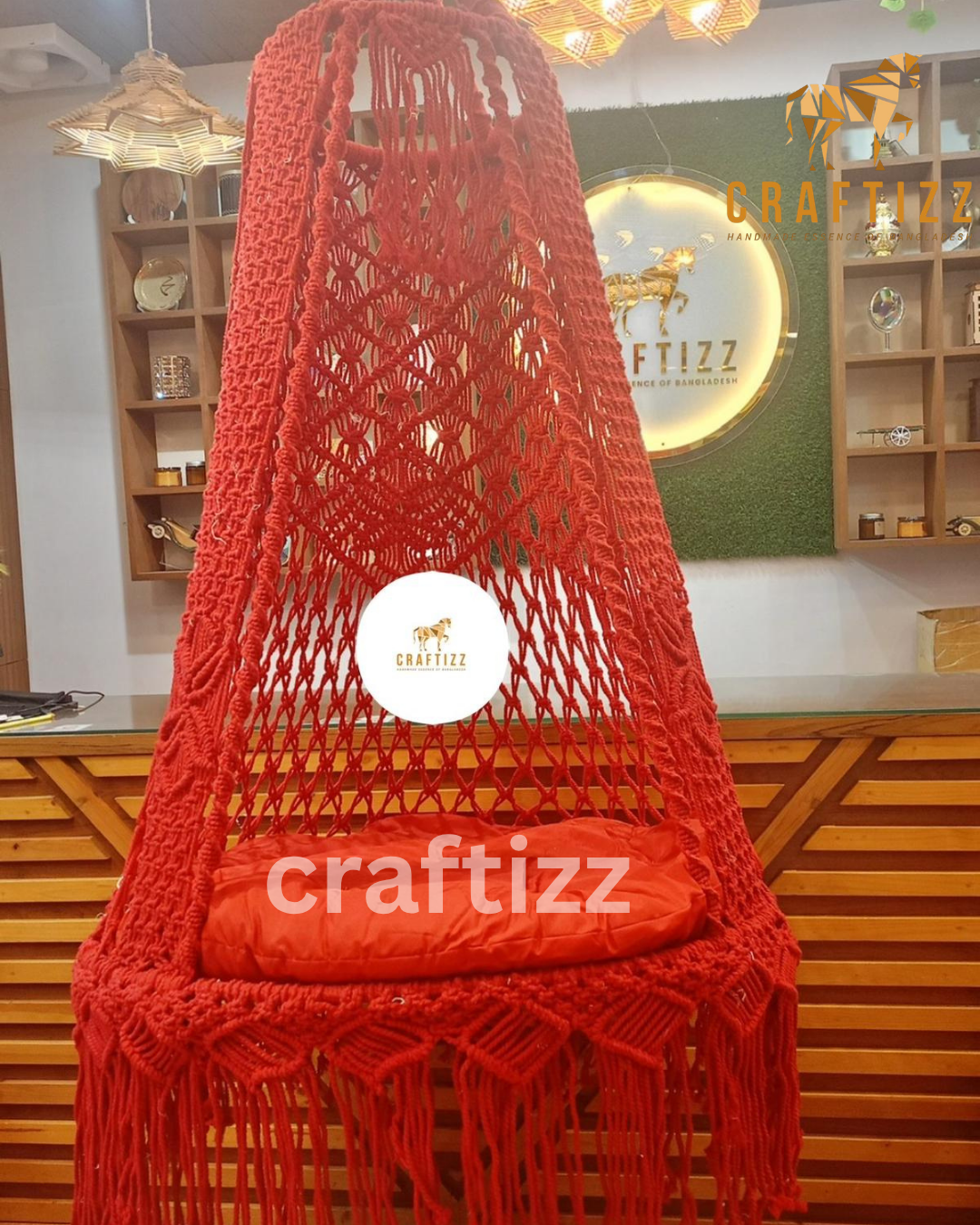 Craftizz Round Queen red Dolna