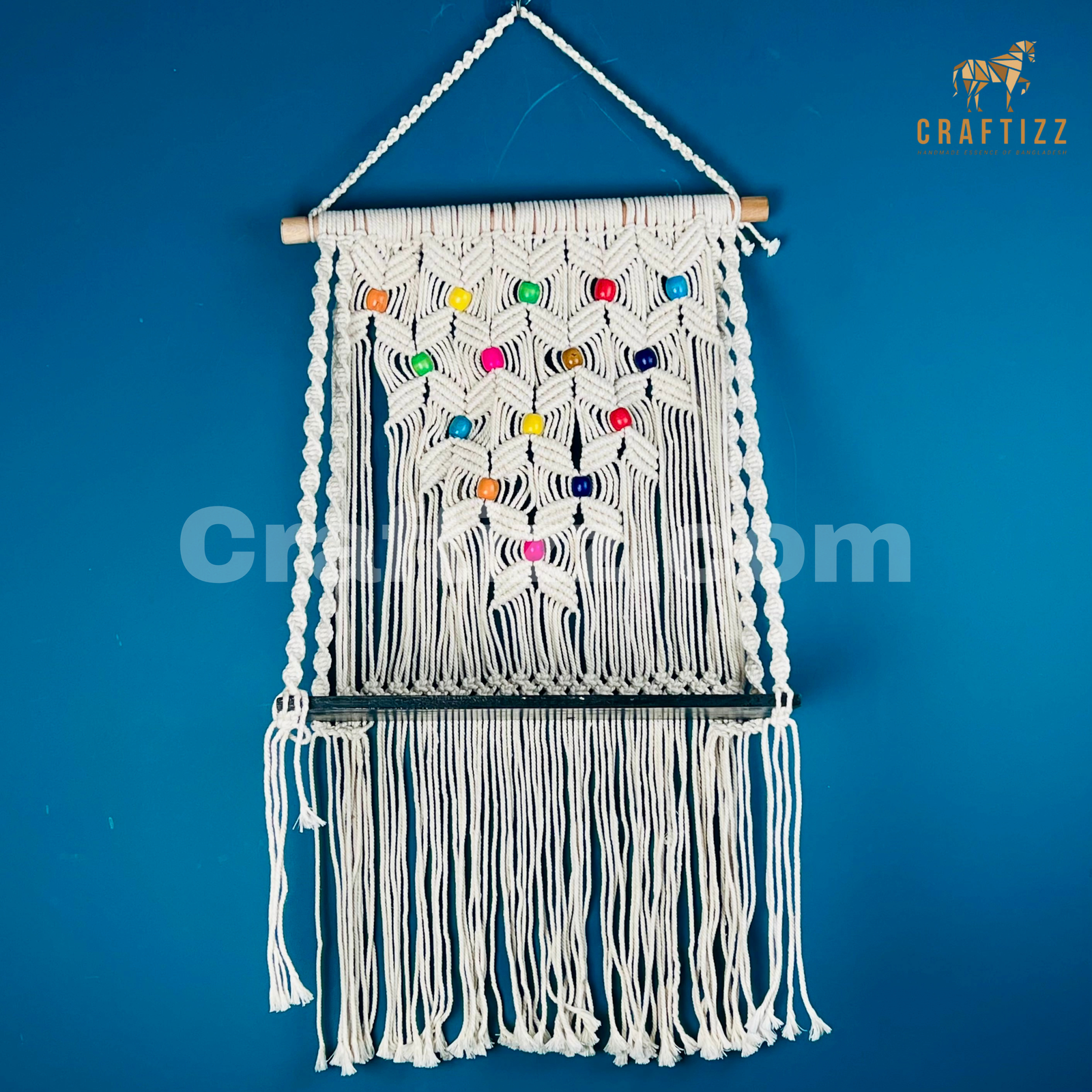Macrame Wall Hanging Shelf