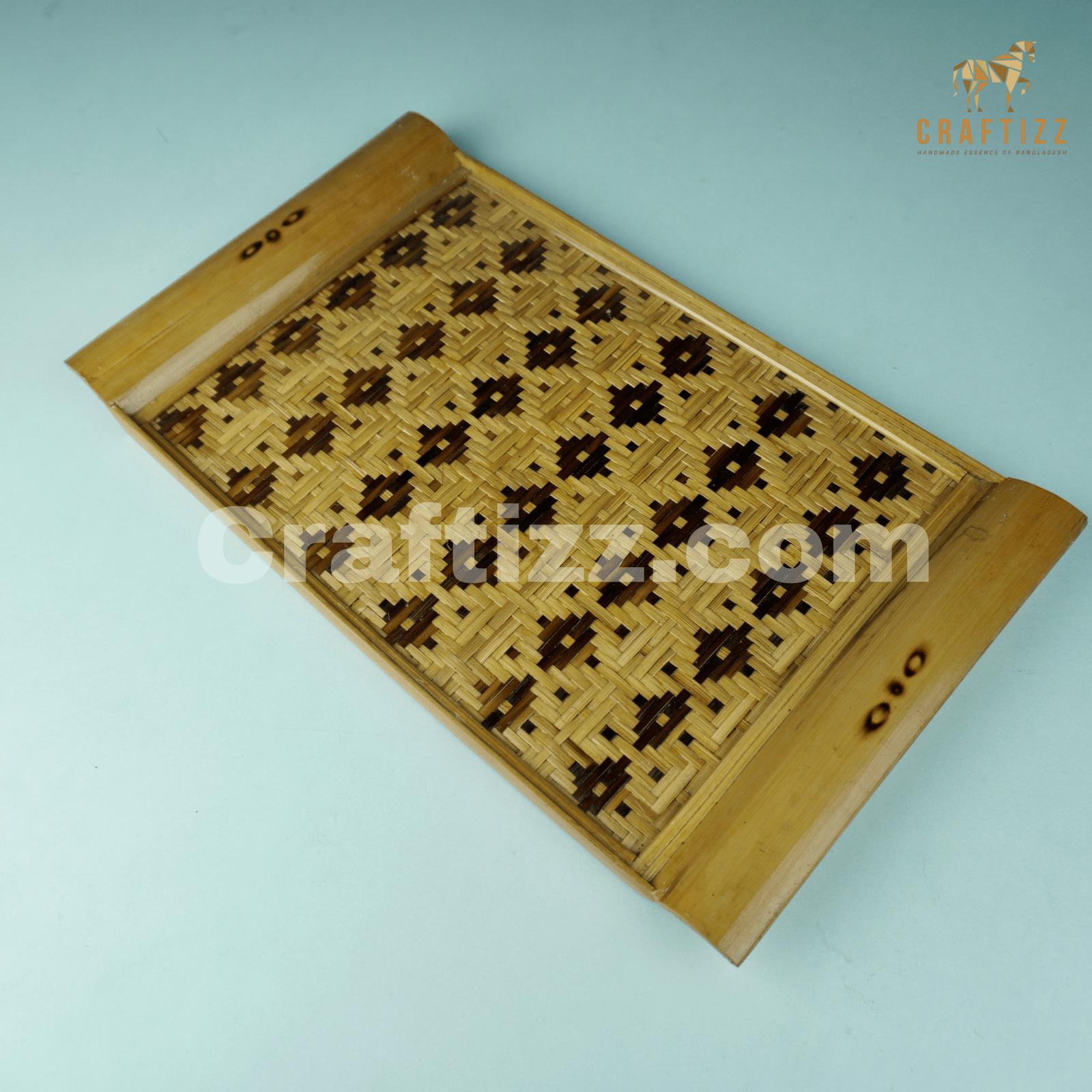 Handmade Bamboo Serving Tray