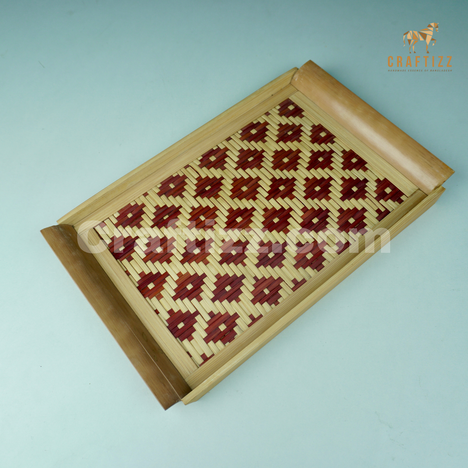 Handmade Bamboo Serving Tray